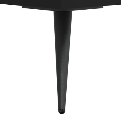 Tavolini da Salotto 2 pz Neri 50x50x40 cm in Legno Multistrato | homemem39