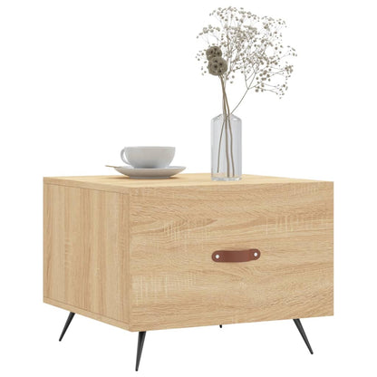 Tavolino da Salotto Rovere Sonoma 50x50x40 cm Legno Multistrato