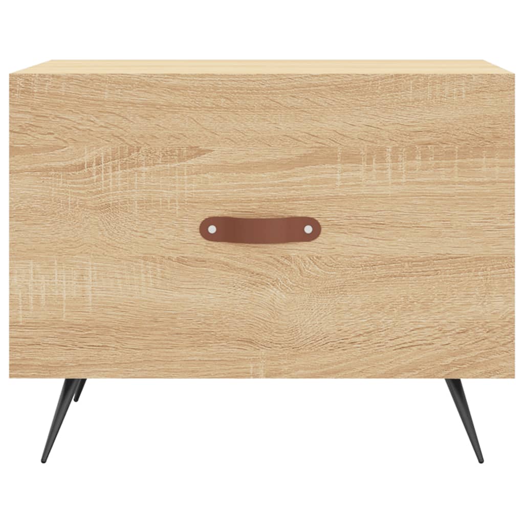 Tavolino da Salotto Rovere Sonoma 50x50x40 cm Legno Multistrato