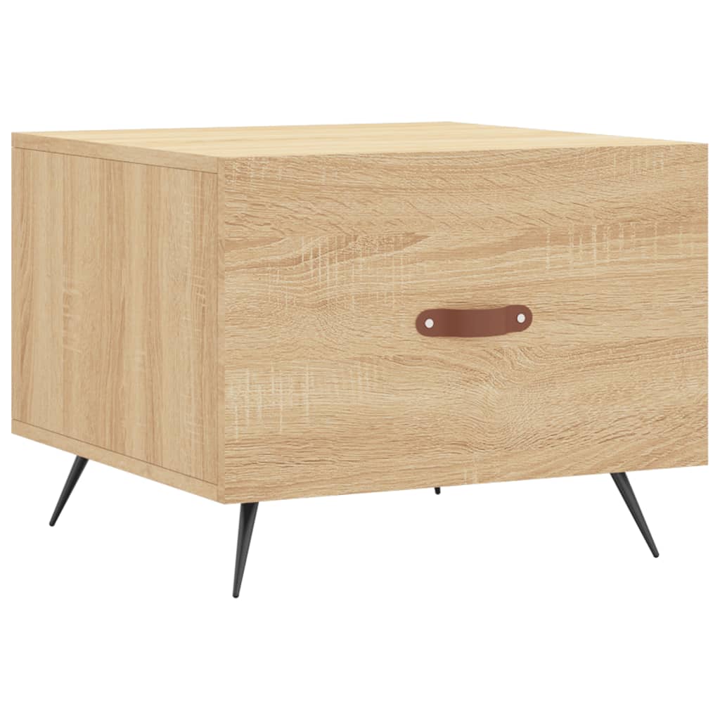 Tavolini Salotto 2pz Rovere Sonoma 50x50x40cm Legno Multistrato | homemem39