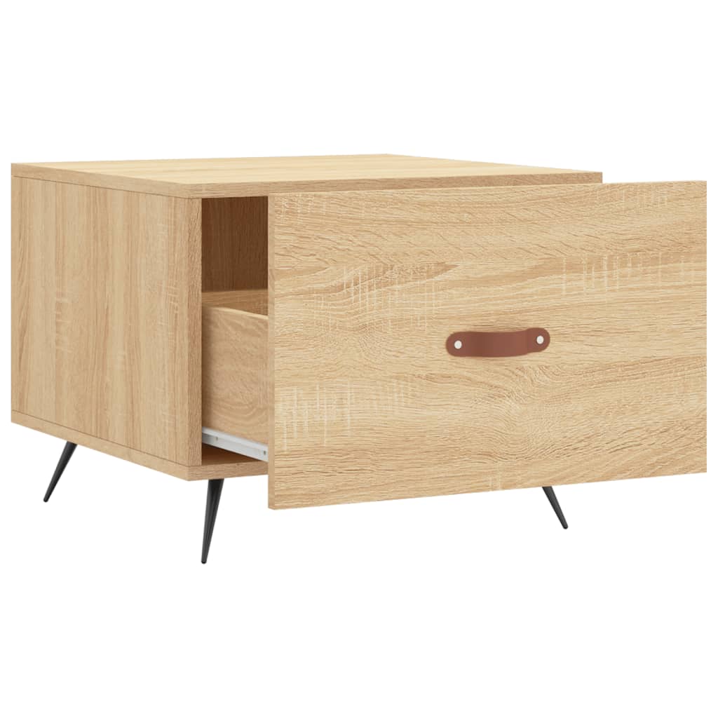 Tavolini Salotto 2pz Rovere Sonoma 50x50x40cm Legno Multistrato | homemem39