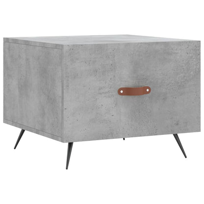 Tavolino Salotto Grigio Cemento 50x50x40 cm Legno Multistrato | homemem39