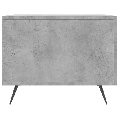 Tavolino Salotto Grigio Cemento 50x50x40 cm Legno Multistrato | homemem39