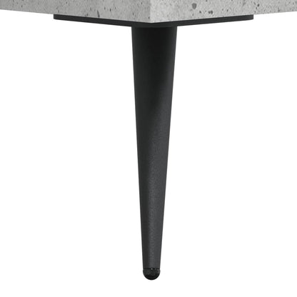 Tavolino Salotto Grigio Cemento 50x50x40 cm Legno Multistrato | homemem39