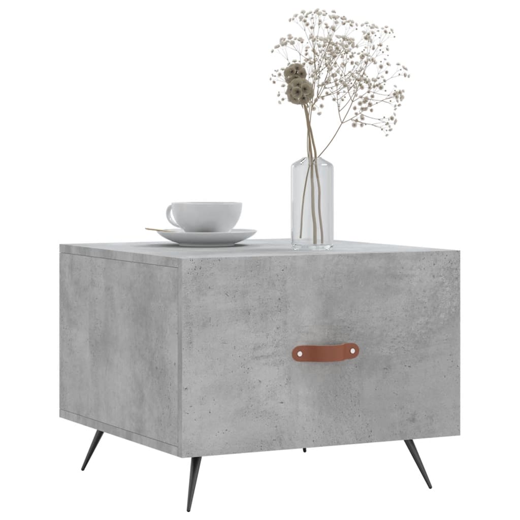 Tavolini Salotto 2pz Grigio Cemento 50x50x40 Legno Multistrato | homemem39