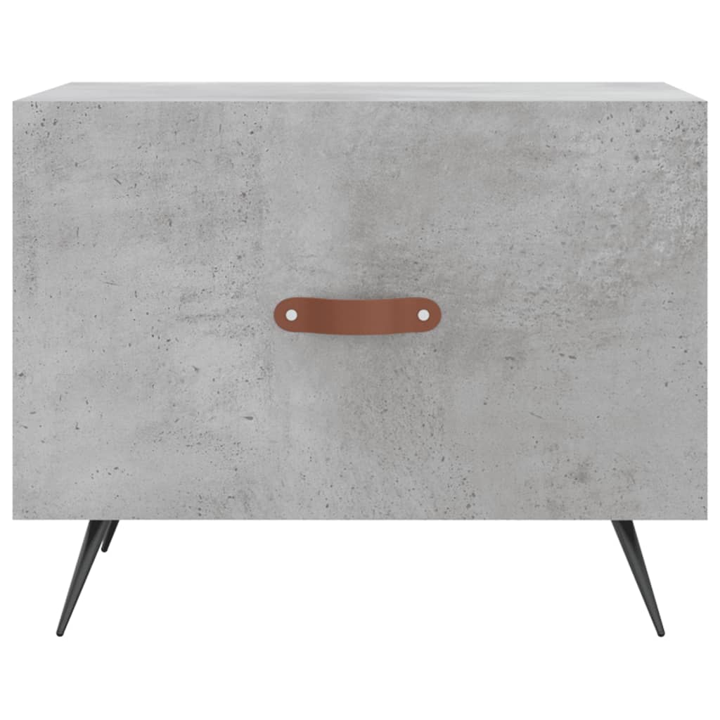 Tavolini Salotto 2pz Grigio Cemento 50x50x40 Legno Multistrato | homemem39