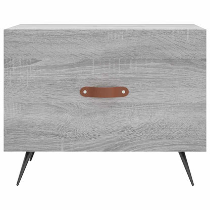 Tavolino da Salotto Grigio Sonoma 50x50x40 cm Legno Multistrato