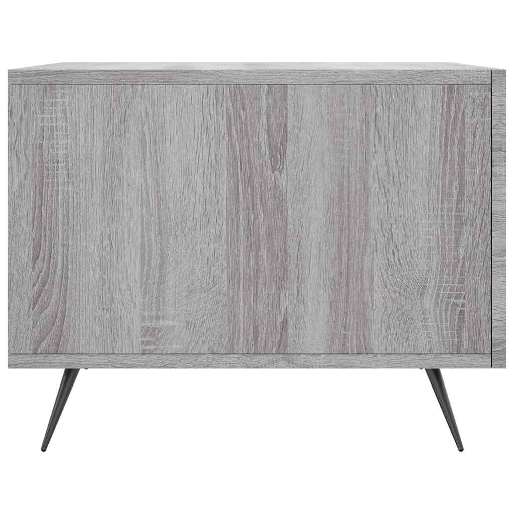 Tavolino da Salotto Grigio Sonoma 50x50x40 cm Legno Multistrato