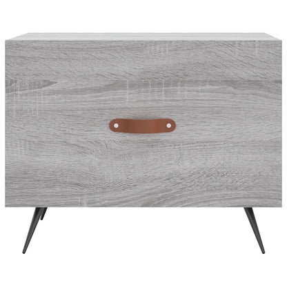 Tavolini Salotto 2pz Grigio Sonoma 50x50x40cm Legno Multistrato | homemem39