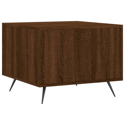 Tavolino da Salotto Rovere Marrone 50x50x40cm Legno Multistrato