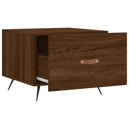 Tavolini Salotto 2 pz Rovere Marrone 50x50x40 Legno Multistrato | homemem39