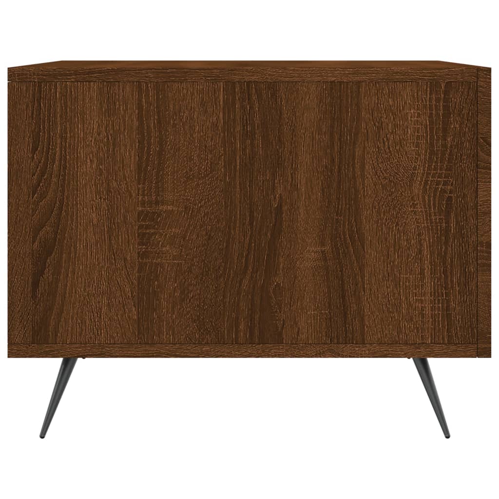 Tavolini Salotto 2 pz Rovere Marrone 50x50x40 Legno Multistrato | homemem39