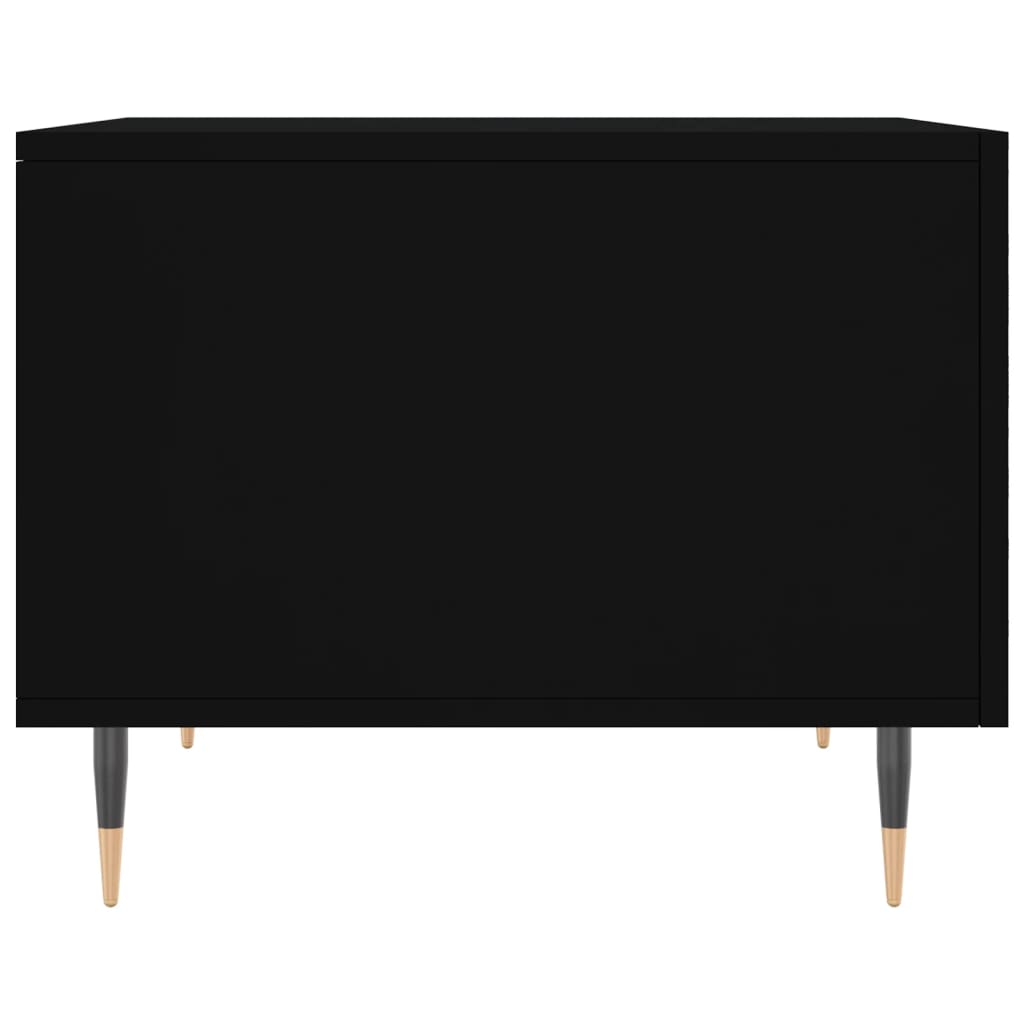Tavolini da Salotto 2 pz Neri 50x50x40 cm in Legno Multistrato | homemem39