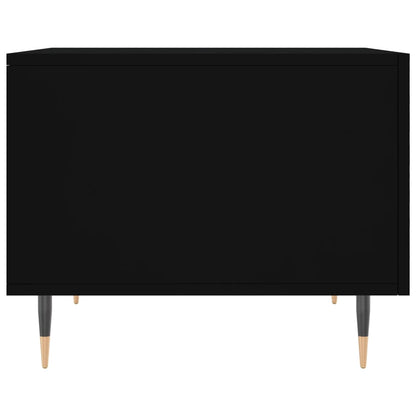 Tavolini da Salotto 2 pz Neri 50x50x40 cm in Legno Multistrato | homemem39