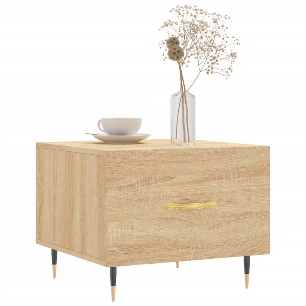 Tavolini Salotto 2pz Rovere Sonoma 50x50x40cm Legno Multistrato | homemem39