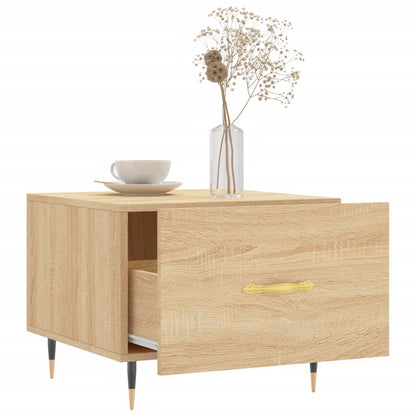 Tavolini Salotto 2pz Rovere Sonoma 50x50x40cm Legno Multistrato