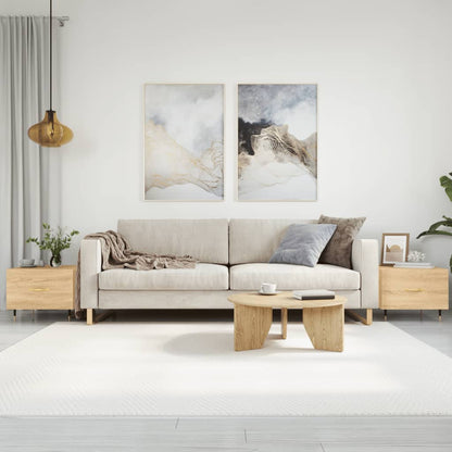 Tavolini Salotto 2pz Rovere Sonoma 50x50x40cm Legno Multistrato | homemem39