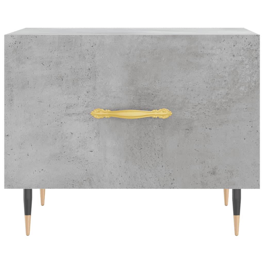 Tavolini Salotto 2pz Grigio Cemento 50x50x40 Legno Multistrato | homemem39