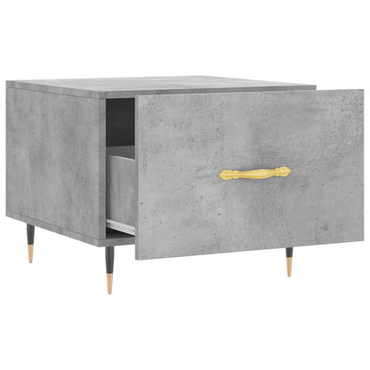 Tavolini Salotto 2pz Grigio Cemento 50x50x40 Legno Multistrato | homemem39