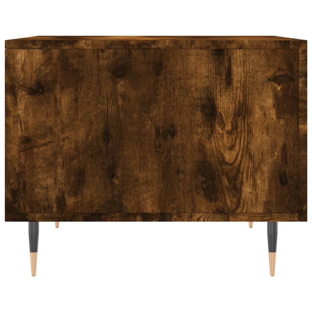 Tavolini Salotto 2 pz Rovere Fumo 50x50x40cm Legno Multistrato | homemem39