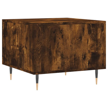 Tavolini Salotto 2 pz Rovere Fumo 50x50x40cm Legno Multistrato