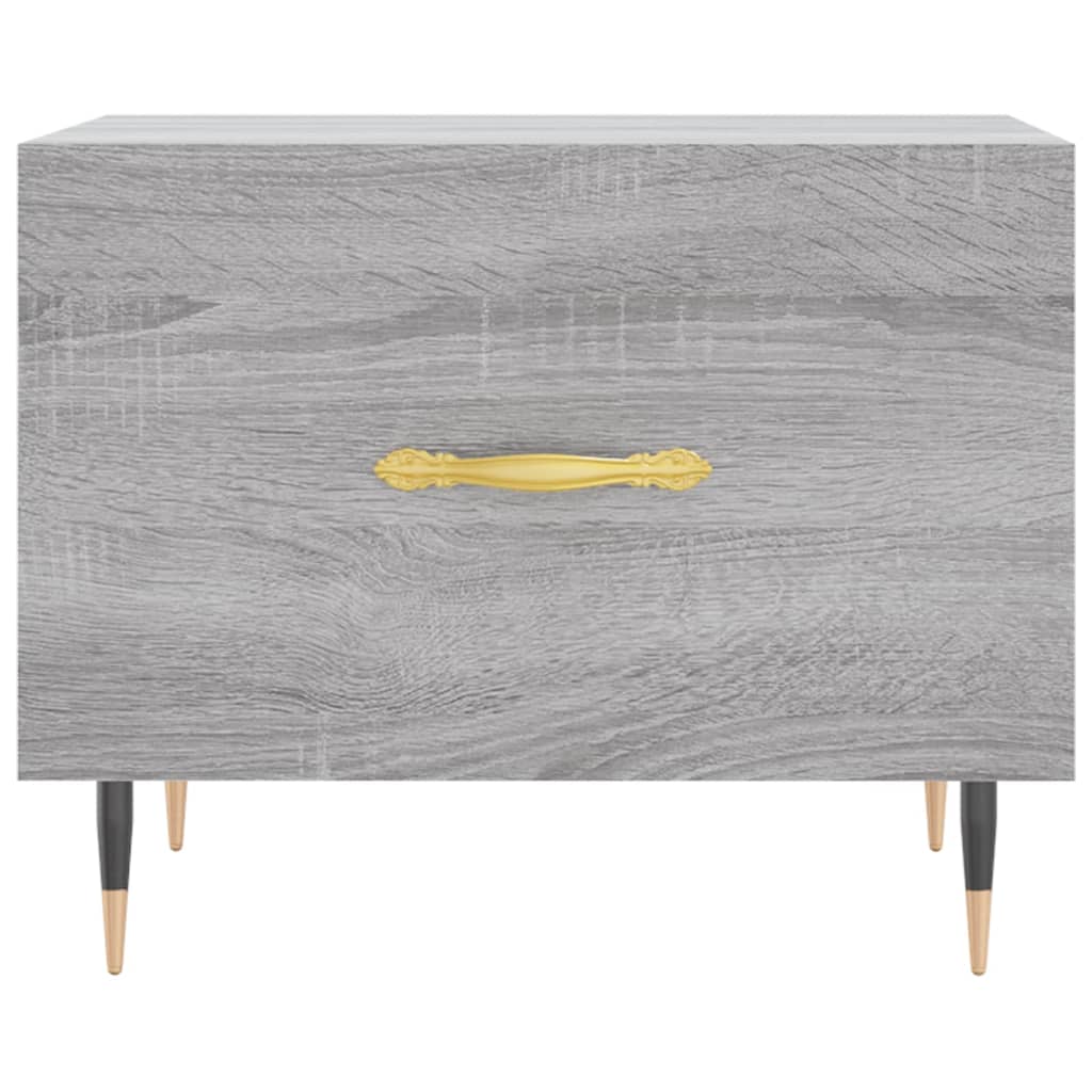Tavolino da Salotto Grigio Sonoma 50x50x40 cm Legno Multistrato | homemem39