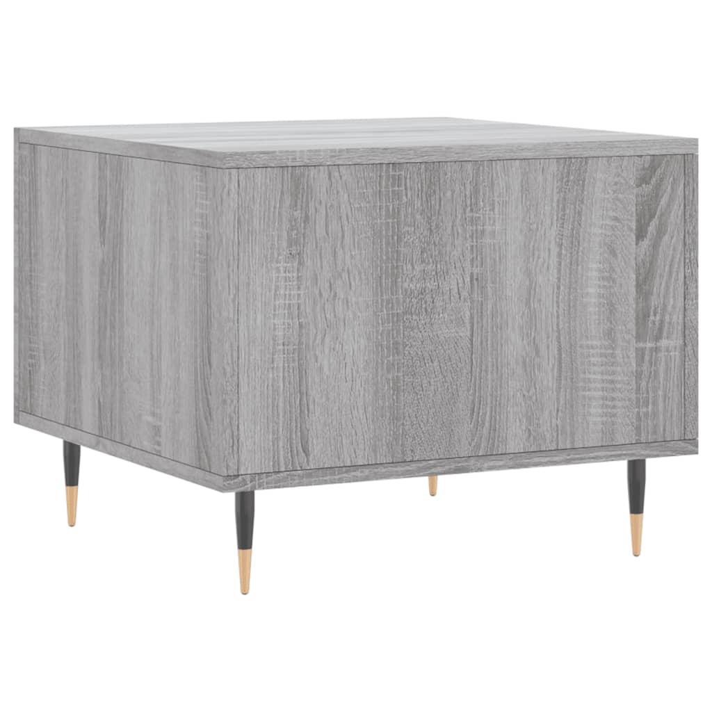 Tavolino da Salotto Grigio Sonoma 50x50x40 cm Legno Multistrato | homemem39