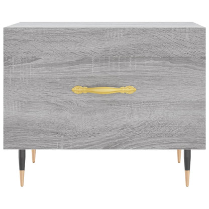 Tavolini Salotto 2pz Grigio Sonoma 50x50x40cm Legno Multistrato | homemem39