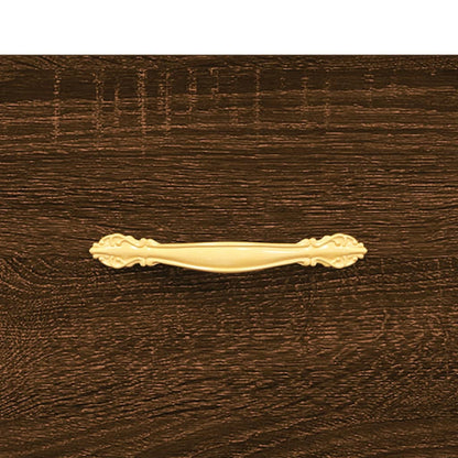 Tavolino da Salotto Rovere Marrone 50x50x40cm Legno Multistrato