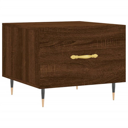 Tavolini Salotto 2 pz Rovere Marrone 50x50x40 Legno Multistrato | homemem39