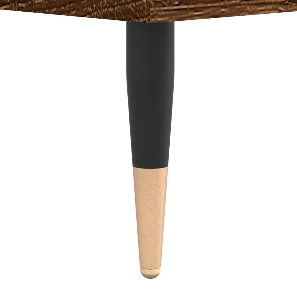 Tavolini Salotto 2 pz Rovere Marrone 50x50x40 Legno Multistrato | homemem39