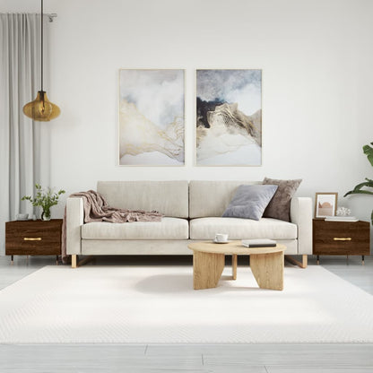 Tavolini Salotto 2 pz Rovere Marrone 50x50x40 Legno Multistrato | homemem39
