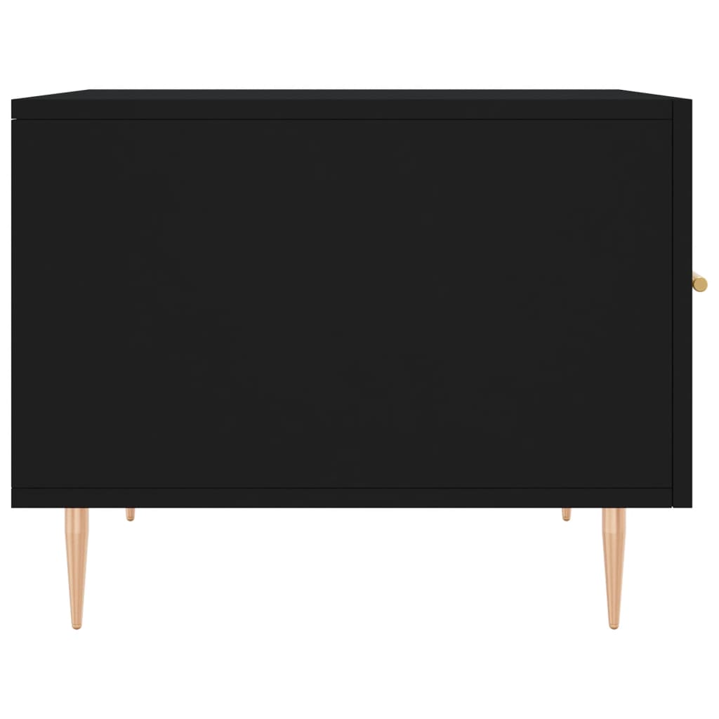Tavolino da Salotto Nero 50x50x40 cm in Legno Multistrato | homemem39