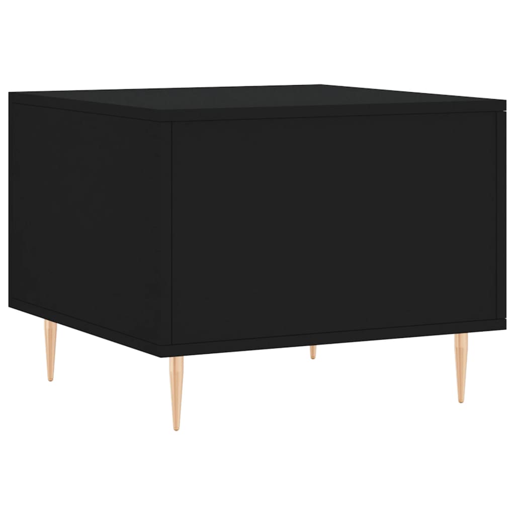 Tavolino da Salotto Nero 50x50x40 cm in Legno Multistrato | homemem39