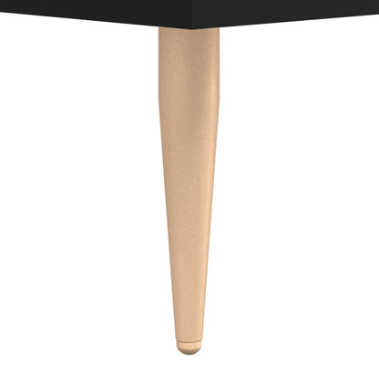 Tavolino da Salotto Nero 50x50x40 cm in Legno Multistrato | homemem39