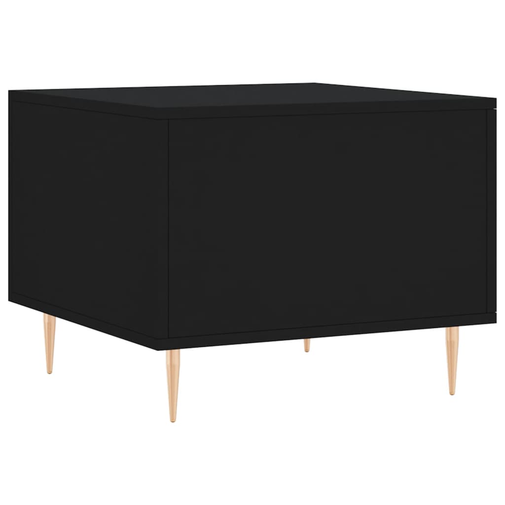 Tavolini da Salotto 2 pz Neri 50x50x40 cm in Legno Multistrato | homemem39