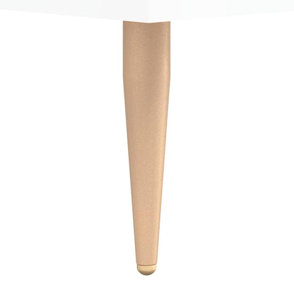 Tavolini Salotto 2pz Bianco Lucido 50x50x40cm Legno Multistrato | homemem39