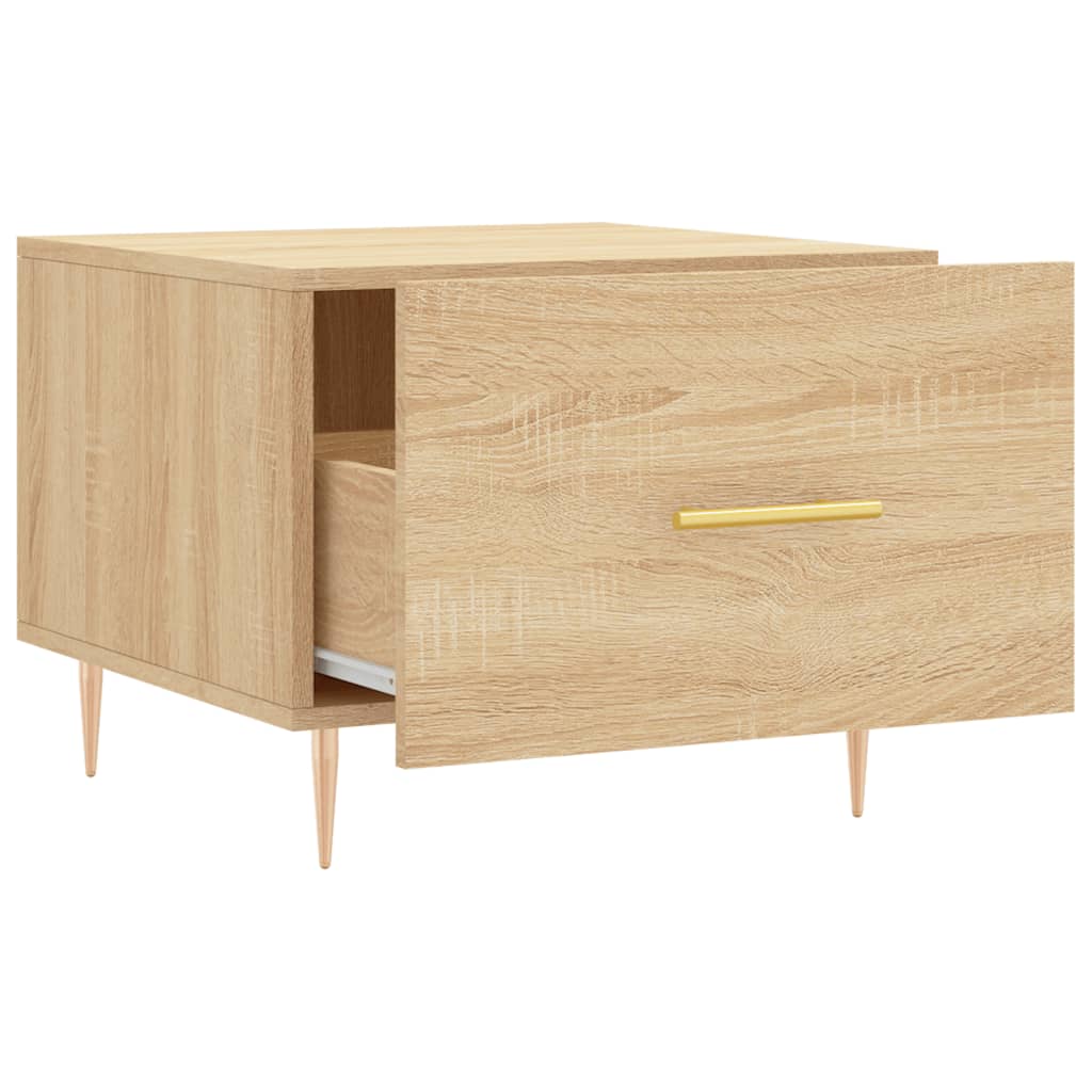 Tavolino da Salotto Rovere Sonoma 50x50x40 cm Legno Multistrato | homemem39