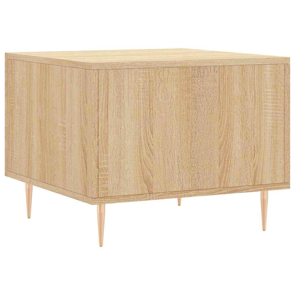Tavolini Salotto 2pz Rovere Sonoma 50x50x40cm Legno Multistrato | homemem39