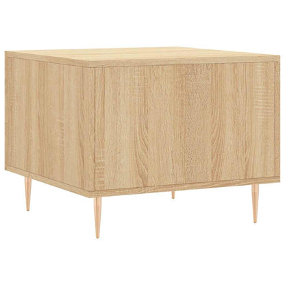 Tavolini Salotto 2pz Rovere Sonoma 50x50x40cm Legno Multistrato