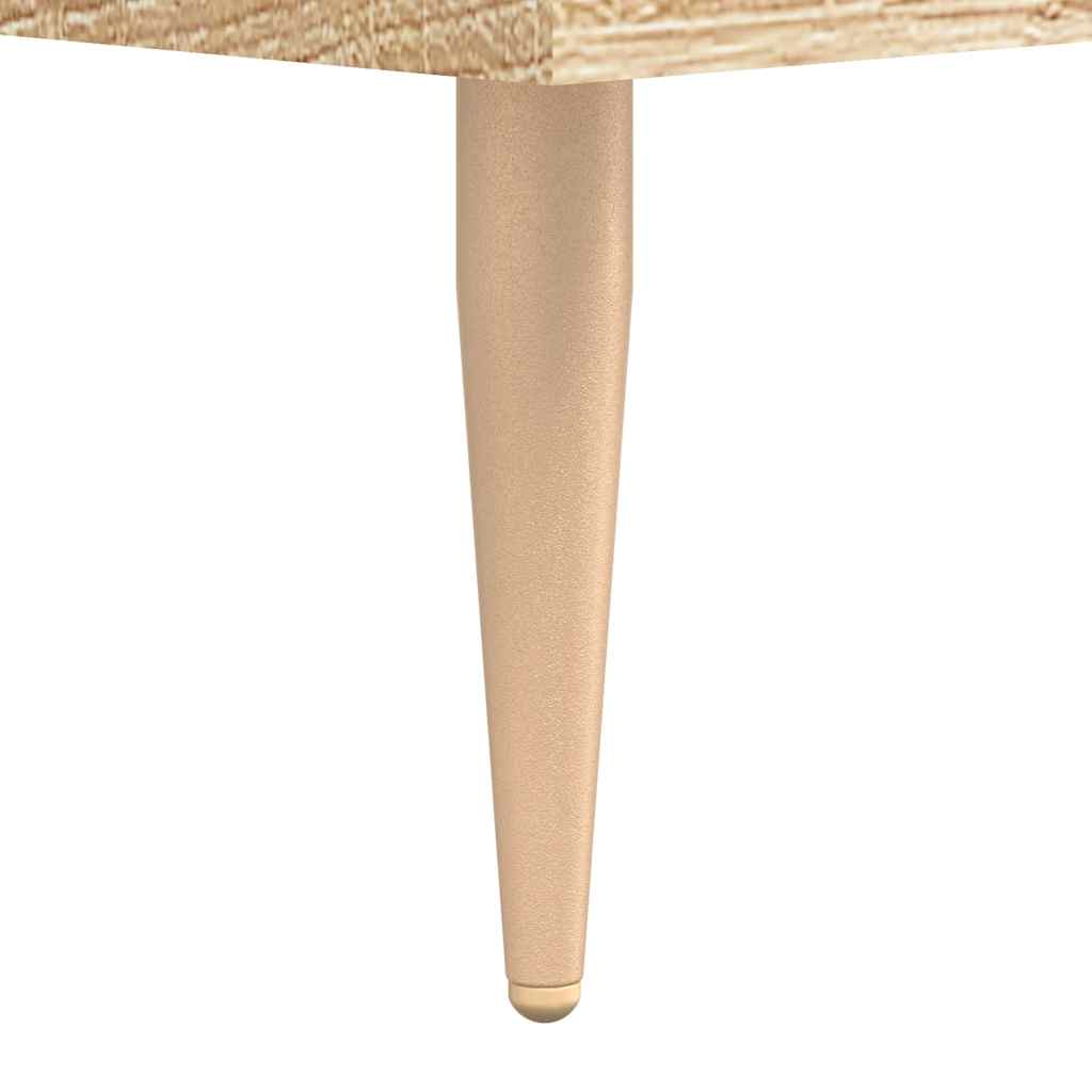 Tavolini Salotto 2pz Rovere Sonoma 50x50x40cm Legno Multistrato | homemem39