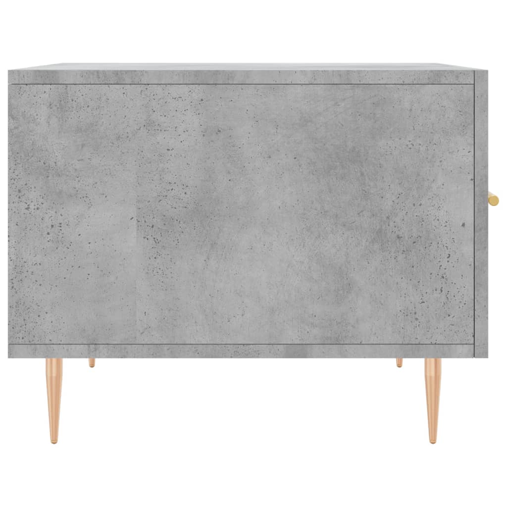 Tavolino Salotto Grigio Cemento 50x50x40 cm Legno Multistrato | homemem39
