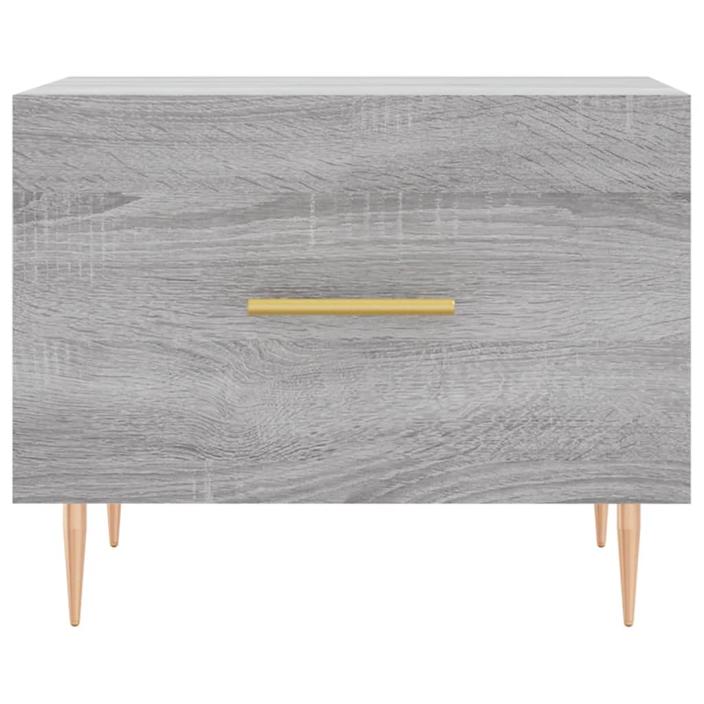 Tavolini Salotto 2pz Grigio Sonoma 50x50x40cm Legno Multistrato | homemem39