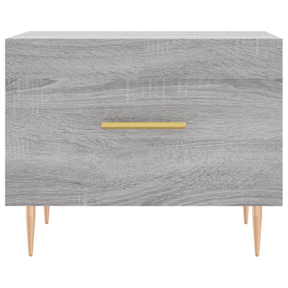 Tavolini Salotto 2pz Grigio Sonoma 50x50x40cm Legno Multistrato | homemem39