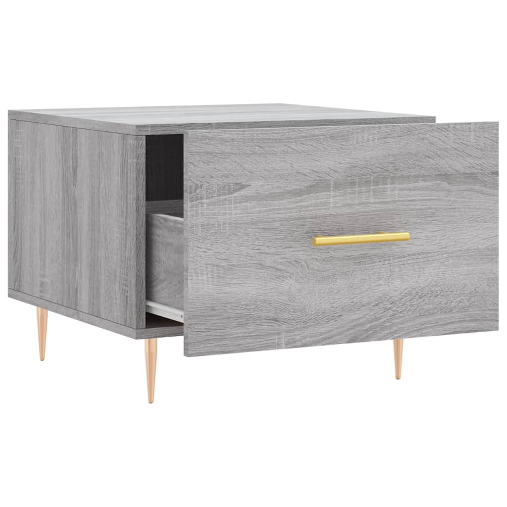 Tavolini Salotto 2pz Grigio Sonoma 50x50x40cm Legno Multistrato | homemem39