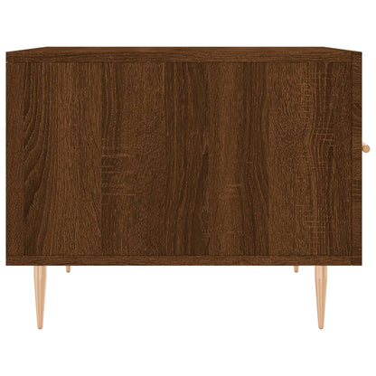 Tavolini Salotto 2 pz Rovere Marrone 50x50x40 Legno Multistrato | homemem39