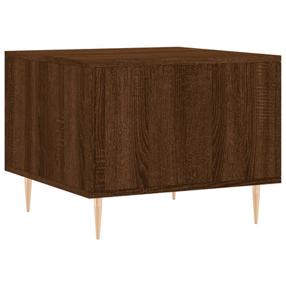 Tavolini Salotto 2 pz Rovere Marrone 50x50x40 Legno Multistrato | homemem39