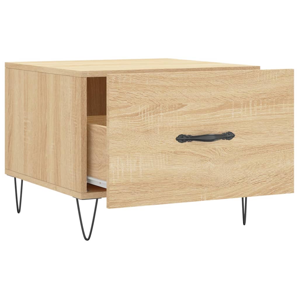 Tavolino da Salotto Rovere Sonoma 50x50x40 cm Legno Multistrato | homemem39