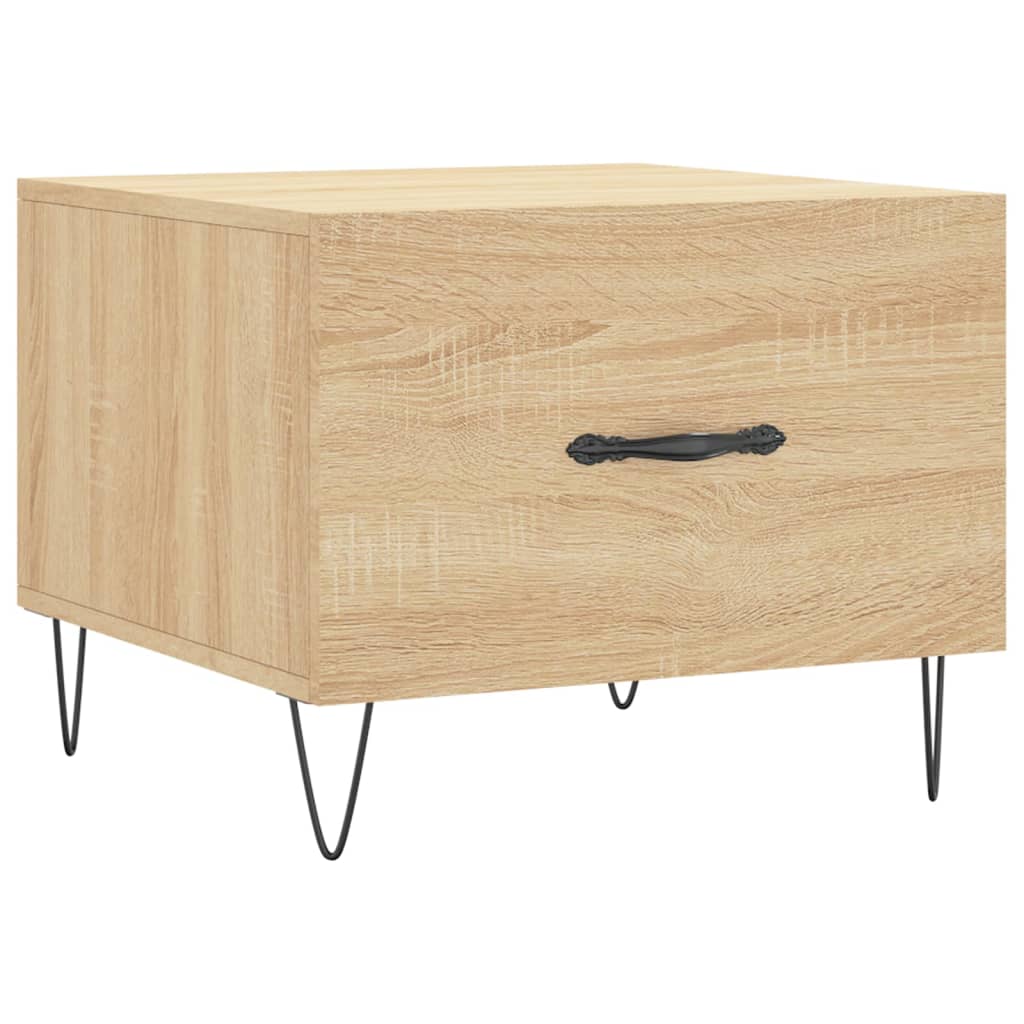 Tavolini Salotto 2pz Rovere Sonoma 50x50x40cm Legno Multistrato | homemem39