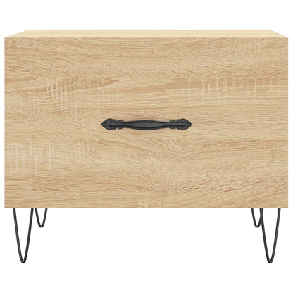 Tavolini Salotto 2pz Rovere Sonoma 50x50x40cm Legno Multistrato | homemem39